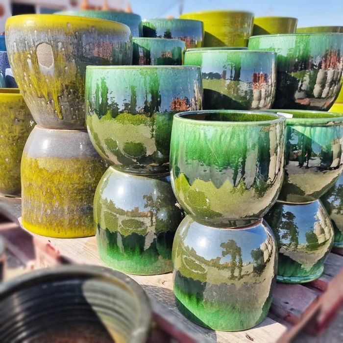 Vasos Cerâmicos Vidrados