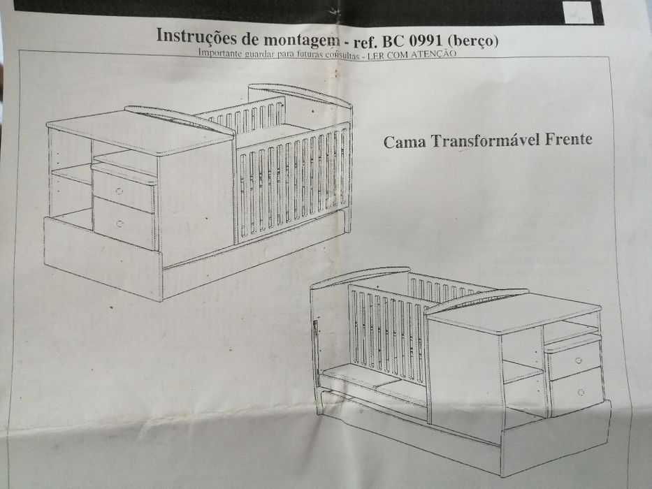 Vendo Cama Evolutiva em excelente estado