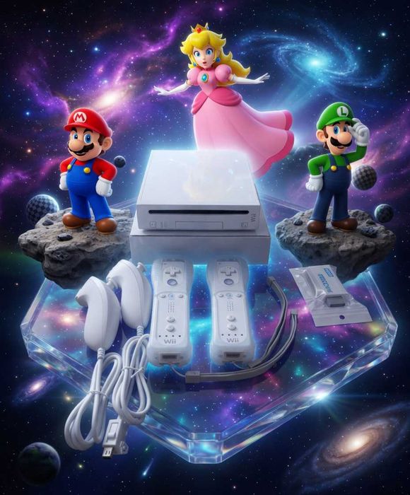 Nintendo WII najlepsza 128GB 80 gier. Hardware MOD 2026!!!