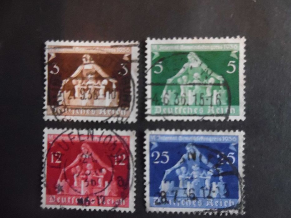 Selos Alemanha Nazi 1933/45- Série Maternidade usados Completa