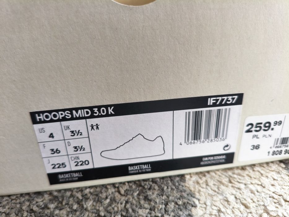 Buty Adidas Hoops MID 3.0K