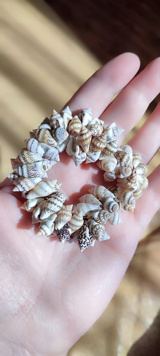 Bransoletka z naturalnych muszelek