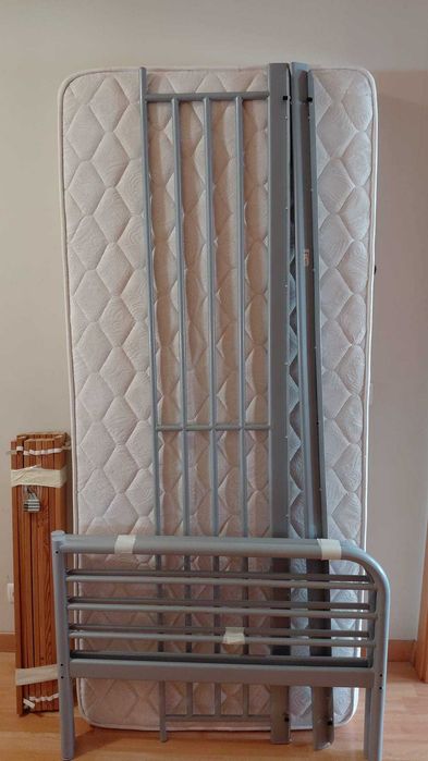 Cama de Ferro + Colchão