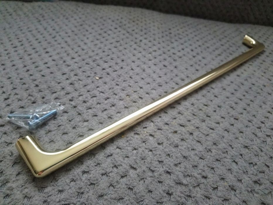 Uchwyt meblowy dlugi metal kolor mosiądz