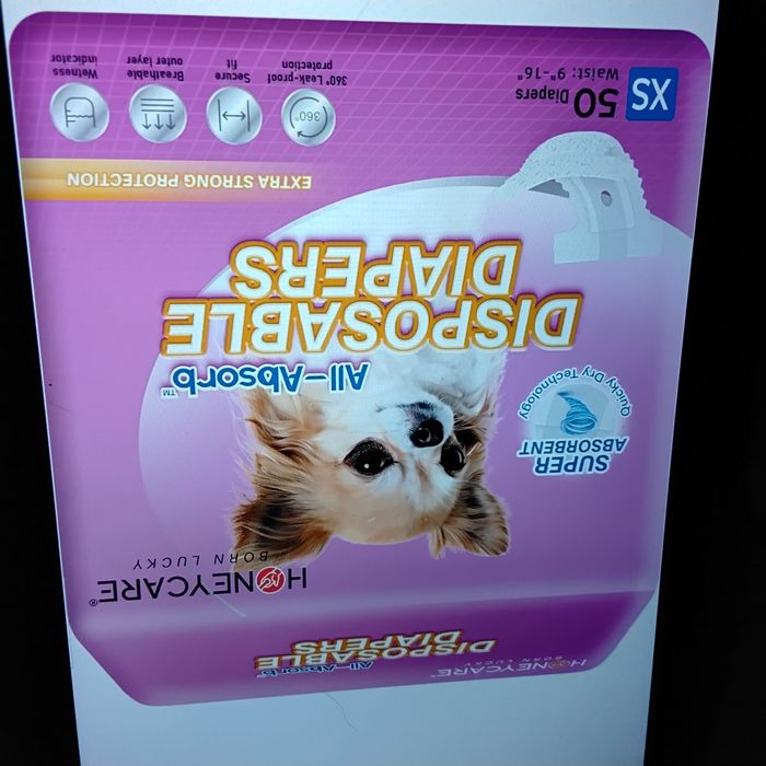 Pieluchy dla suczki w okresie cieczki*HONEYCARE ALL-ABSORB*