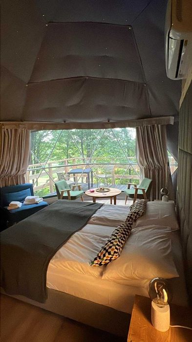 NAMIOTY SFERYCZNE/GLAMPINGOWE - Polski producent , realizacje!