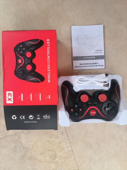 Блютуз джойстик для телефона телевизооа WC X3, Bluetooth Gamepad для I