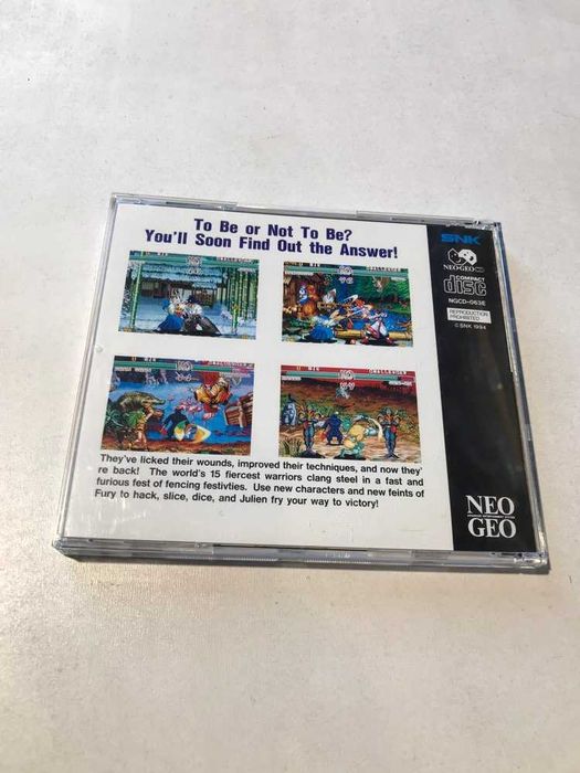 Samurai Shodown 2 II Katana Battle Action Game NEO GEO CD SNK IRYDIUM