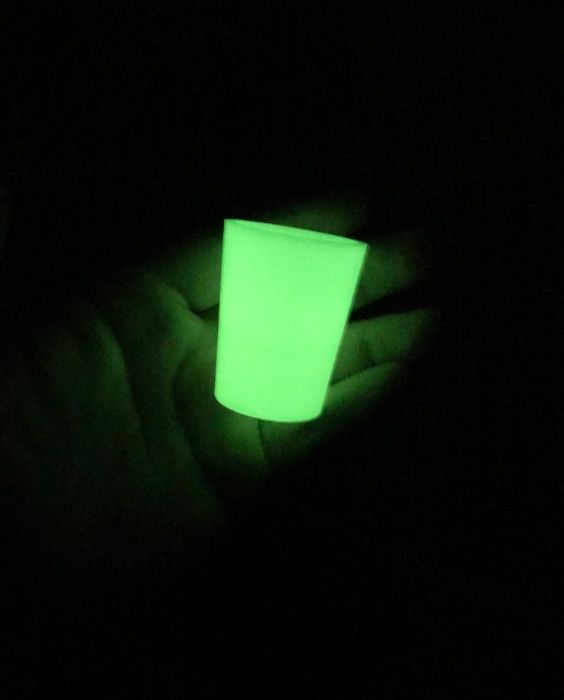 Copo de Shot Brilha no Escuro Personalizável - NOVO - Impressão 3D