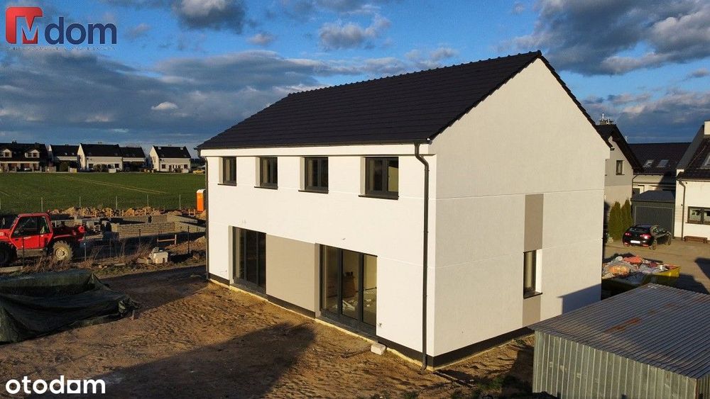 Ogród od zachodu/bez skosów/działka 400 m2