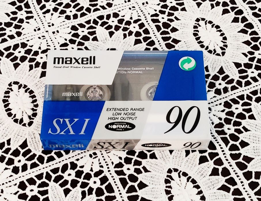 Kolekcjonerska taśma magnetofonowa MAXELL SX1 - 90 MIN