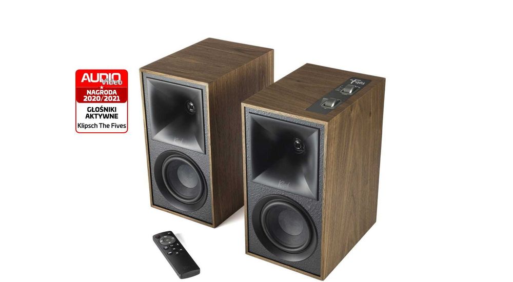 Klipsch The Fives Walnut Black głośniki aktywne 2 kolory