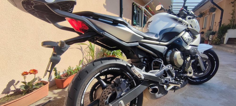 yamaha xj6 branco perola 2010 + top case