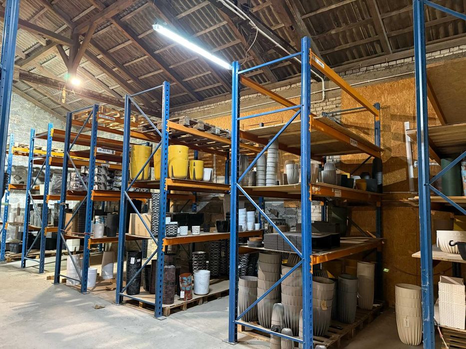 Regały magazynowe paletowe wysokiego składowania Trawers