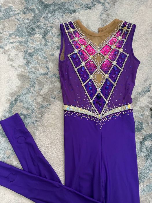 Купальник (комбінезон) для художньої гімнастики на зріст 138-150