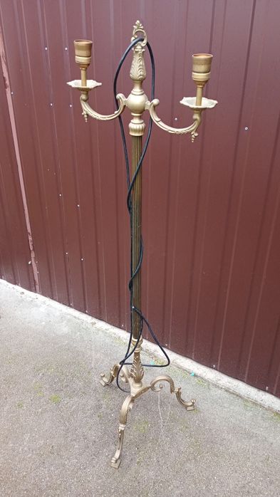 Stara walizka lampką stojąca Singer radio lampowe