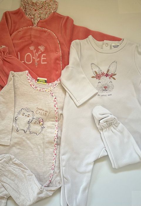 Zestaw ubrań dla dziewczynki rozmiar 74