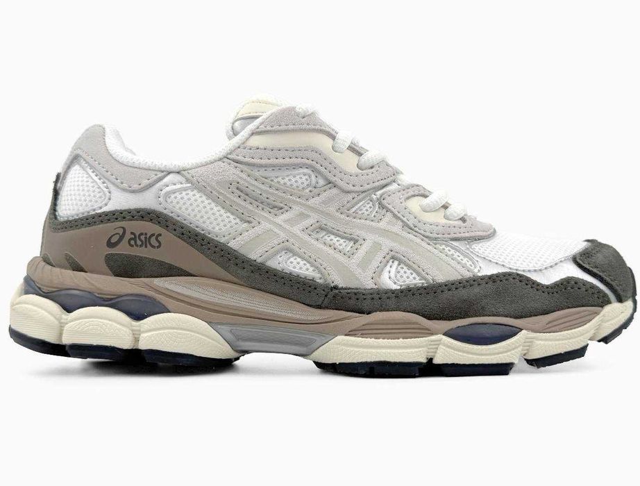 Унисекс замшевые кроссовки Asics Gel NYC Graphite Grey Black асикс