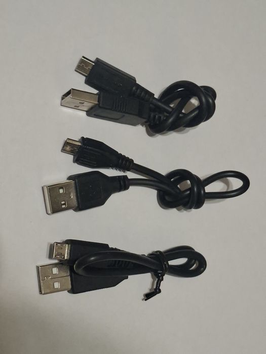 Kabel x3 micro USB zestaw, kable micro USB