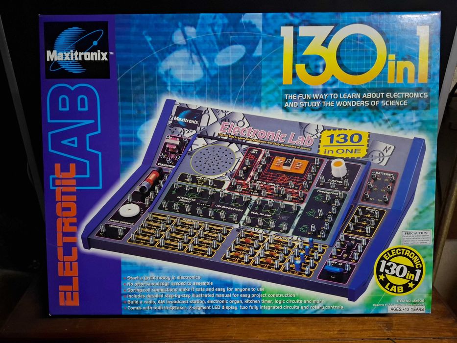 Vintage Maxitronix 130 em 1 Electronic Lab MX-906