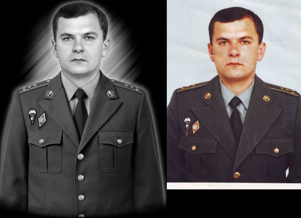 Ретуш фото на памятник Ретуш фото на скло в кольорі