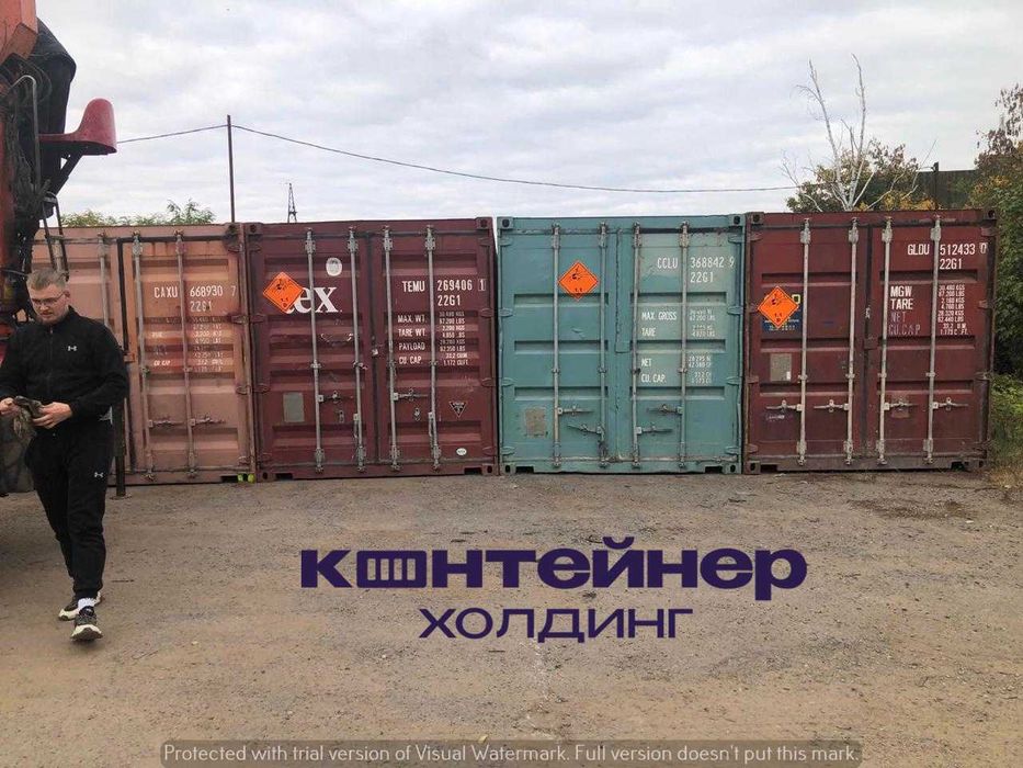 Морський контейнер 20 та 40 футів DC HC RF