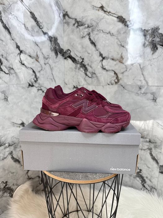 New Balance 9060 Burgundy жіночі кросівки ню беланс 9060 бордові