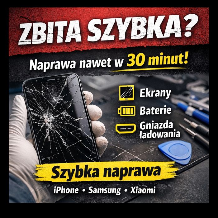Serwis Telefonów wymiana szybek, wyświetlaczy i inne naprawy