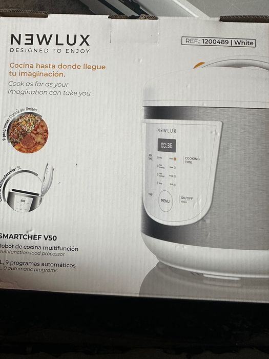 Robot de cozinha multifuncional nunca usado