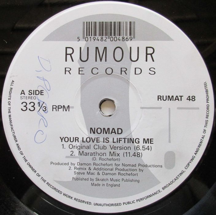 Nomad - - - - - Your Love Is Lifting Me - - - - - LP
