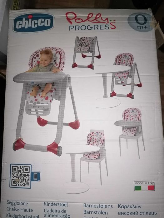 Cadeira de refeição/papa evolutiva poly progress Chico