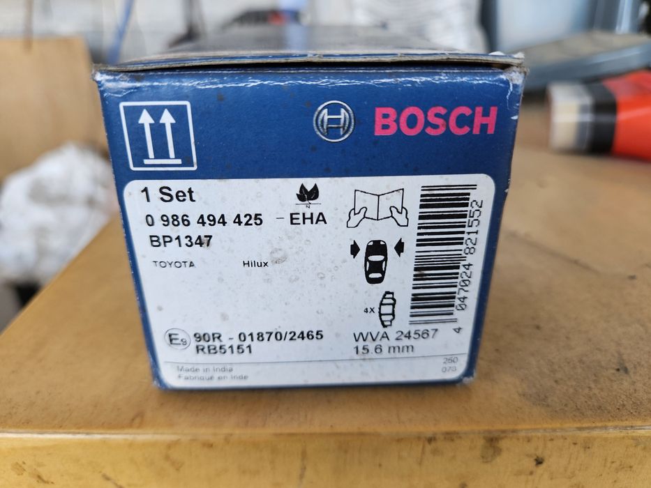 Calços travão Bosch Toyota Hilux