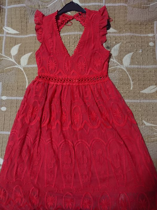 Мереживна максі-сукня