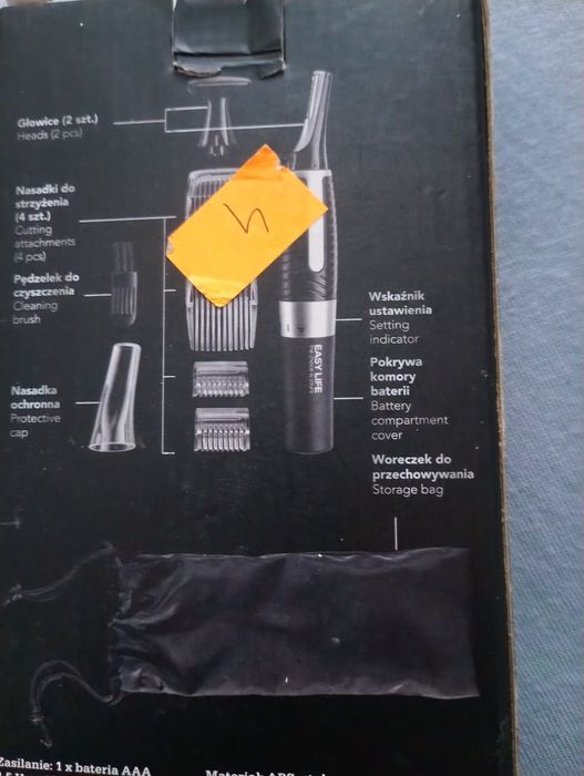 Trymer męski elektryczny bezprzewodowy nowy tanio.