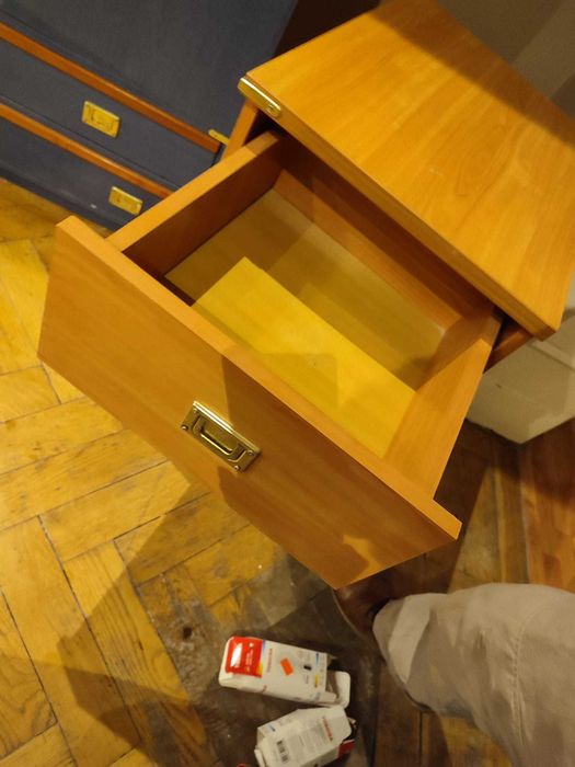 szafka nocna Vox brązowa