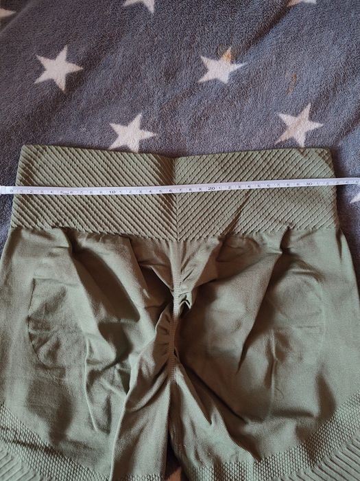 Legginsy sportowe bezszwowe wysoki stan push up M Shein