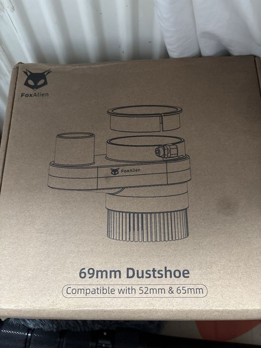 Fox alien osłona odciągu pyłu od frezarki cnc dust shoe