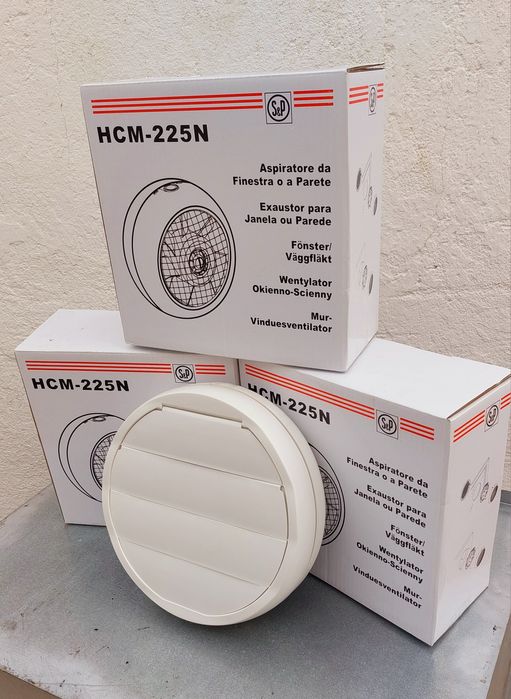 Ventilador extrator 900 m3h P/parede o vidro