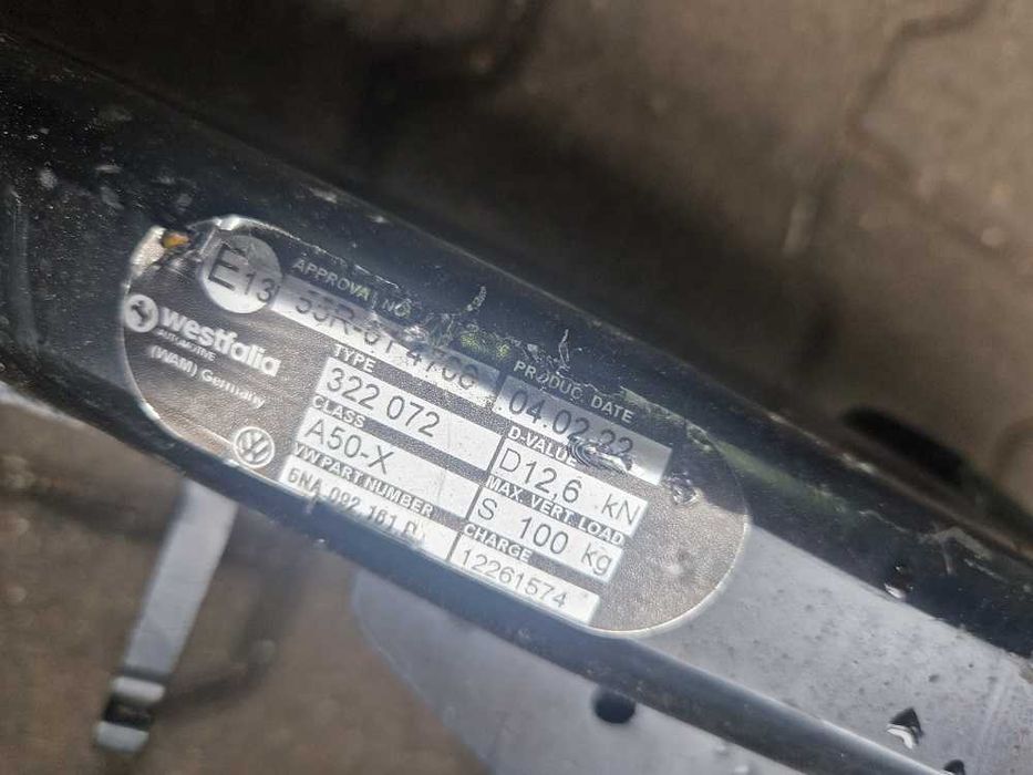 Volkswagen Tiguan II 5NA Hak Holowniczy