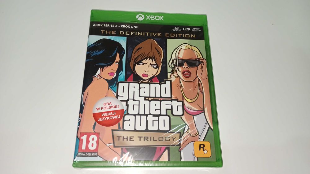 xbox one GTA GRAND THEFT AUTO TRILOGY 3 gry NOWA po polsku v3