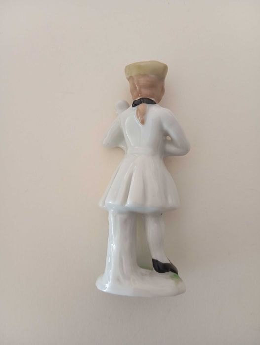 Figura antiga em porcelana de um Violinista made in Japan