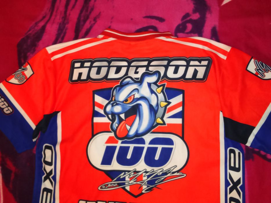 Koszulka sportowa HODGSON 100 z Autografem Ducati Kawasaki L