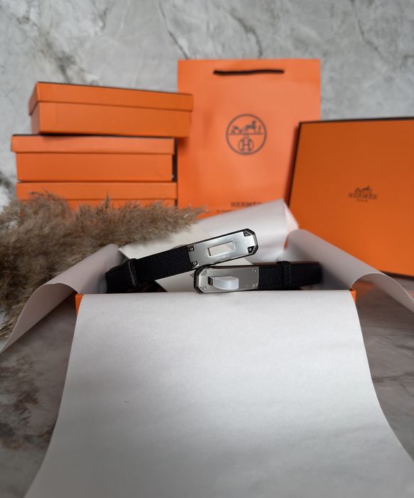 Ремінь Hermes Kelly натуральна шкіра чорний, Belt epsom, пояс ермес келлі, ремень эрмес келли натуральная кожа black