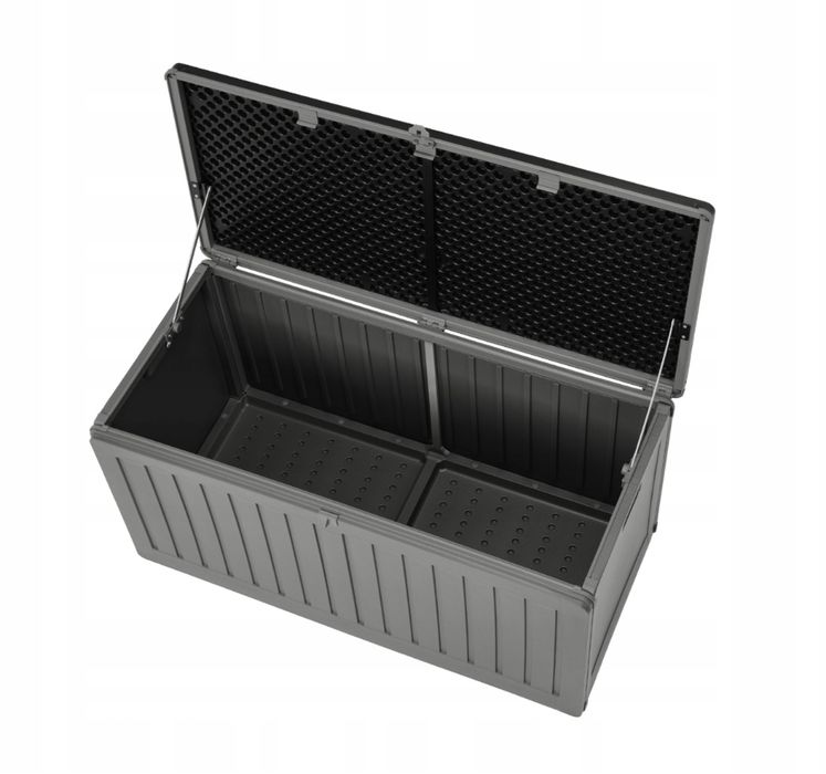 Skrzynia Ogrodowa Schowek z Siedziskiem 270 L Duża Pojemna na Ogród