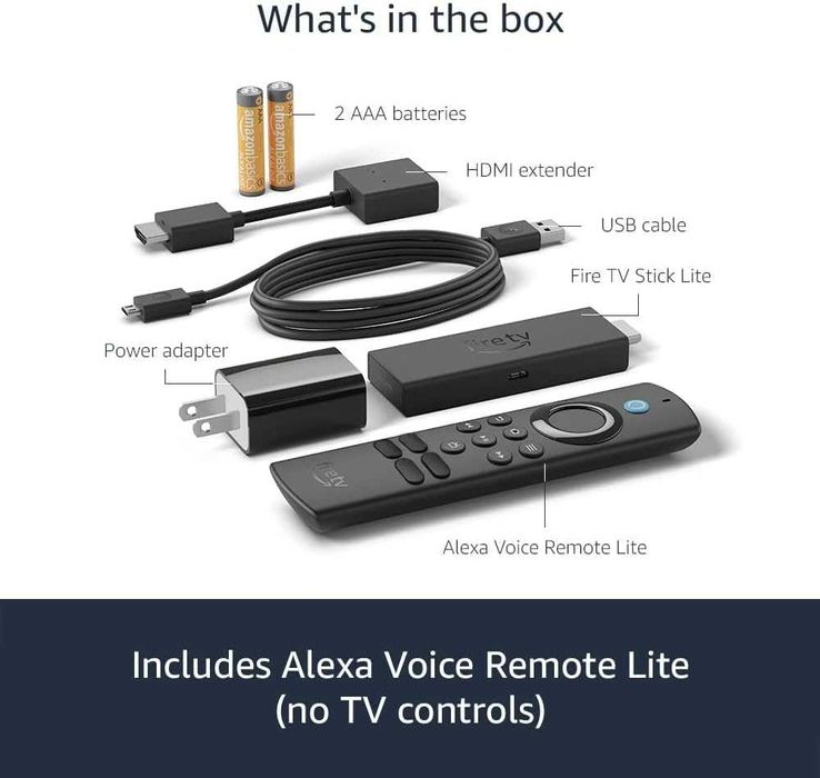 HD-медіаплеєр Amazon Fire TV Stick LITE with Alexa Remote