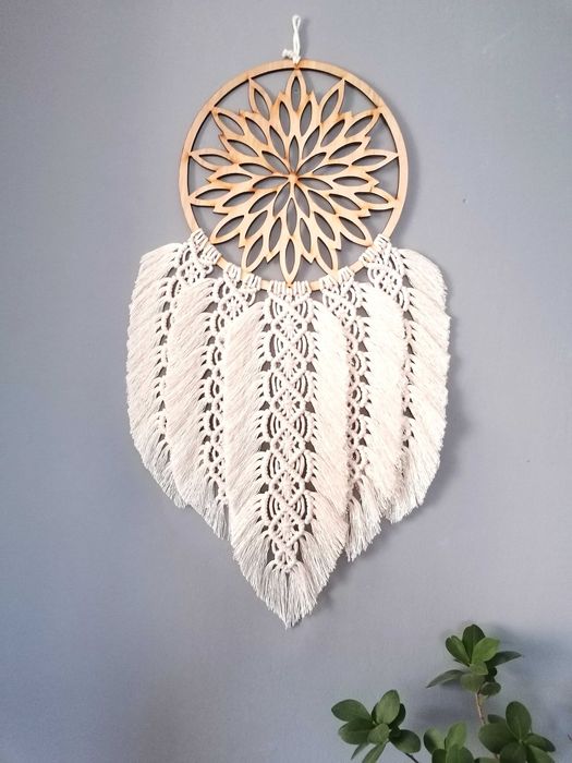 Łapacz snów Makrama ścienna Dekoracja wnętrz BOHO