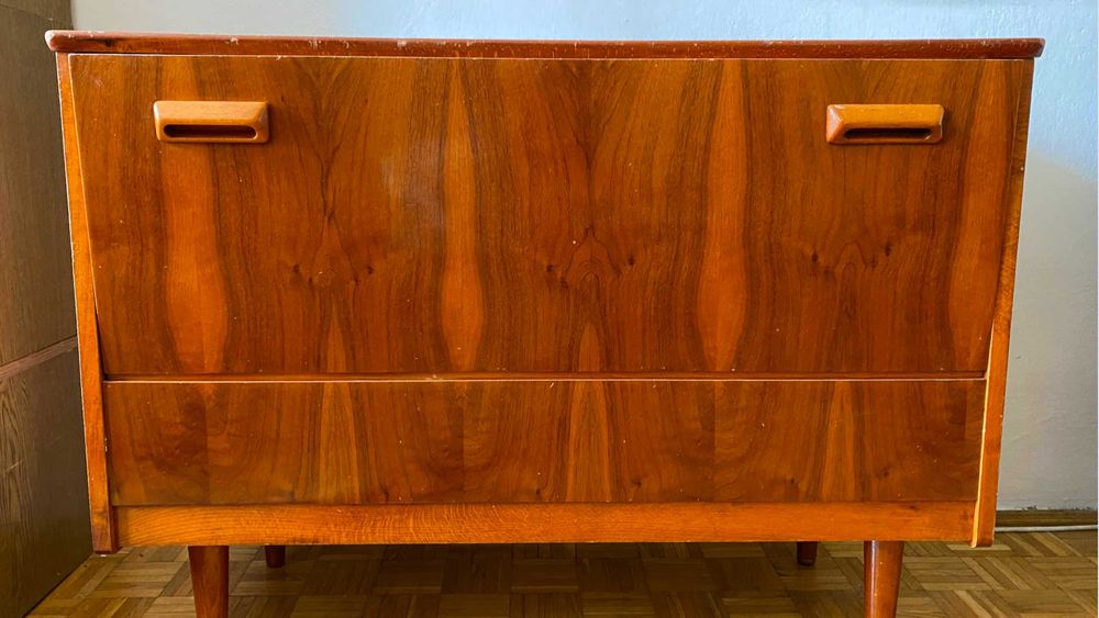 Komoda, bieliźniarka vintage/ retro/ PRL/ Lata 60. Piękna, stan bdb
