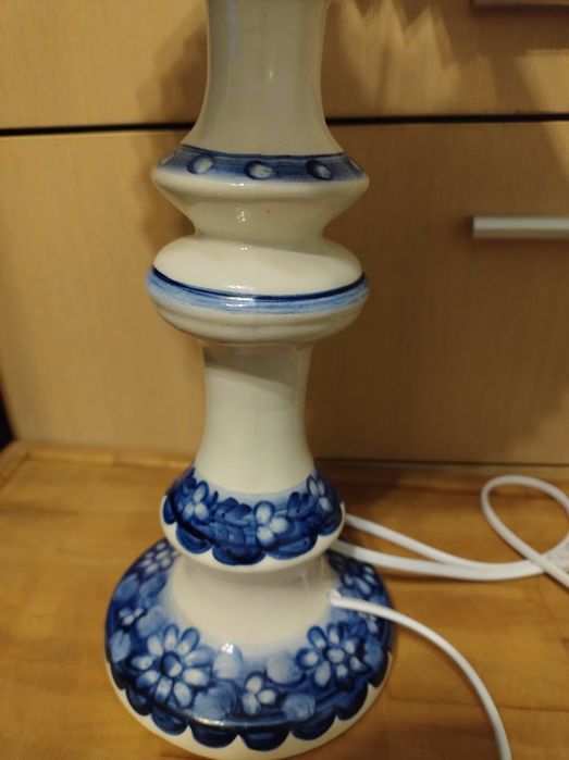 Lampka że świecznika fajans Włocławek E27