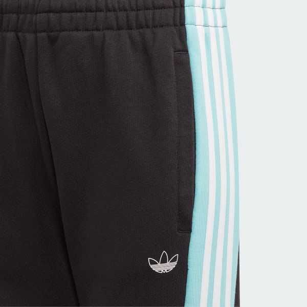 Dresy czarno turkusowe adidas