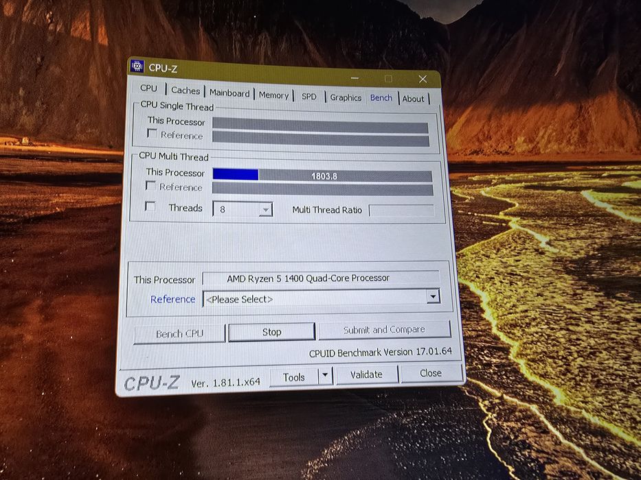 Процессор Ryzen 5 1400 сокет AM4
